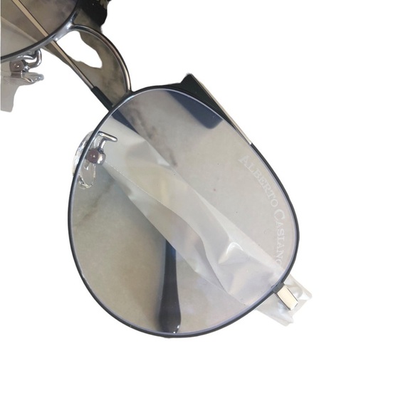 Alberto Casiano Blue Light Blocking Gaming Glasses Silver/Black Frame Unisex - Picture 4 of 5